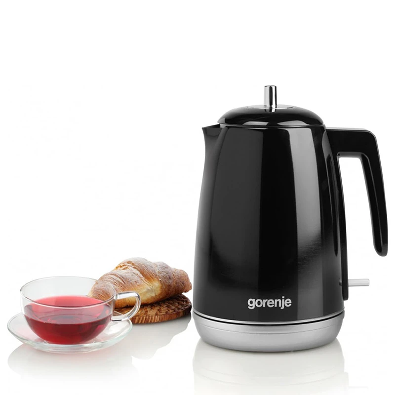 Электрочайник gorenje k15rlbk, чёрный 5
