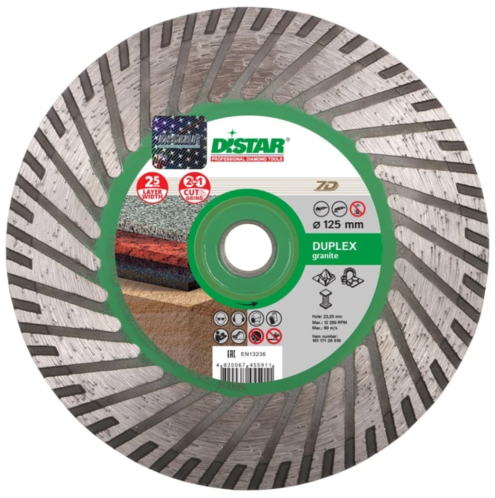 Алмазный диск turbo elite d125x22,23/m14f 2