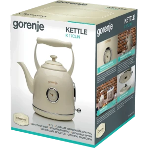 Fierbător electric gorenje k17clin, bej Thumbnail 3