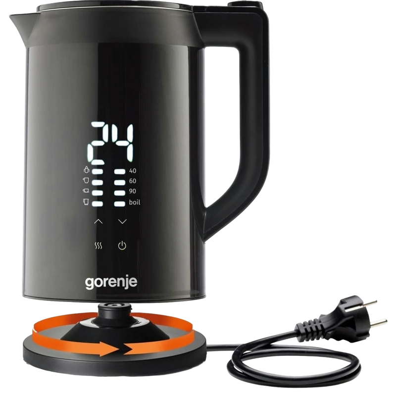 Электрочайник gorenje k17dwdii, чёрный 3