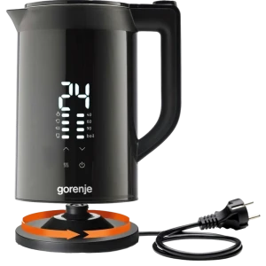 Электрочайник gorenje k17dwdii, чёрный Thumbnail 3