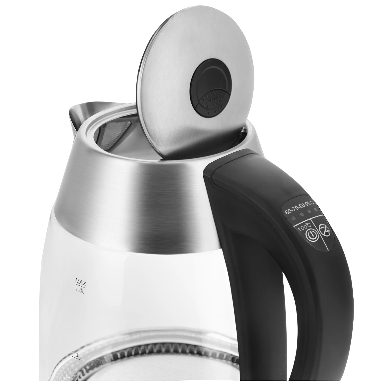 Электрочайник vitek vt-7047, серебристый 9