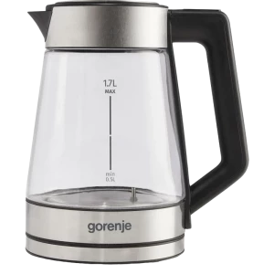 Электрочайник Gorenje K17TRG, Нержавеющая Сталь | Черный