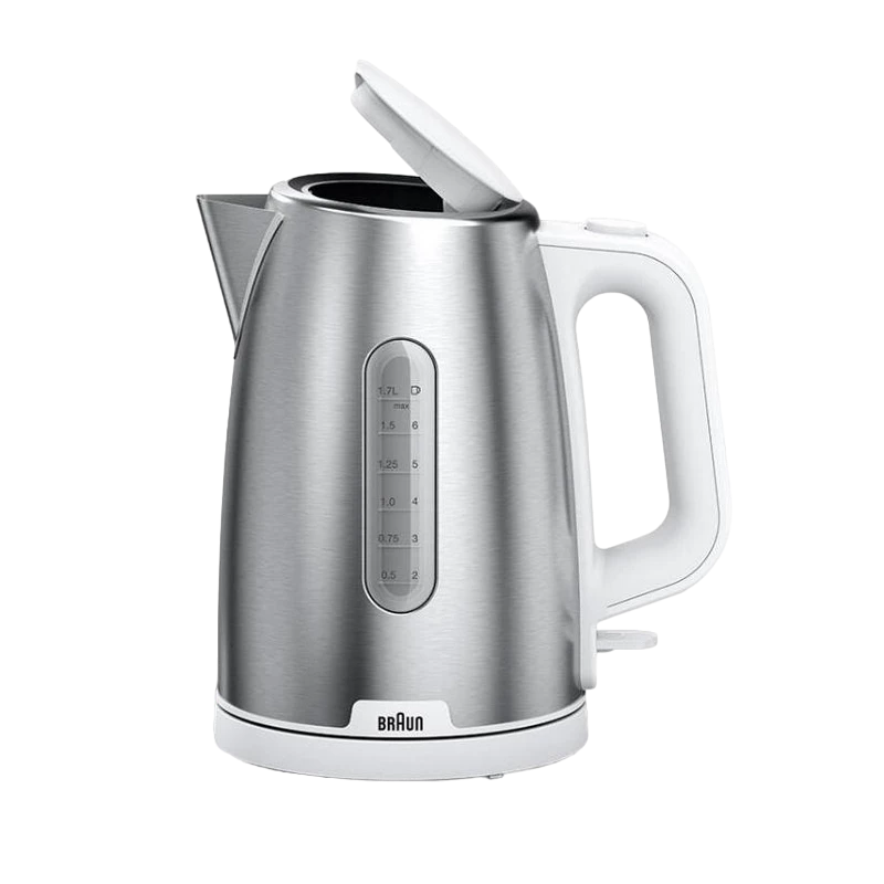 Fierbător electric braun wk 1500 wh, alb | oţel inoxidabil 3
