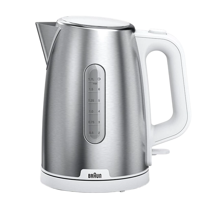 Fierbător electric braun wk 1500 wh, alb | oţel inoxidabil 5