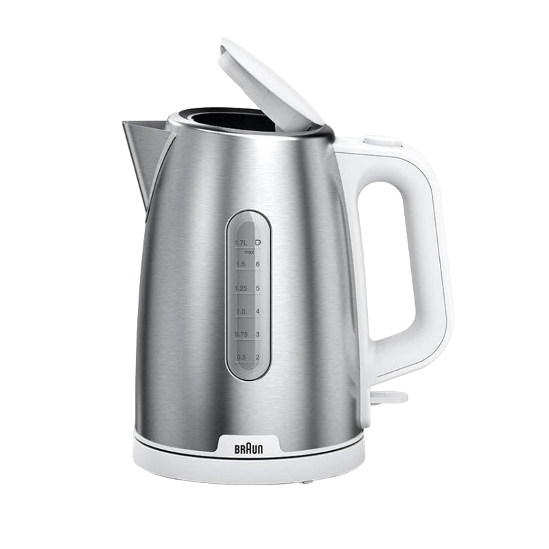 Fierbător electric braun wk 1500 wh, alb | oţel inoxidabil 3