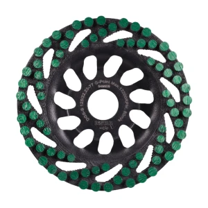 Disc oala diamantat dgs-s 125/22,23-77 green point