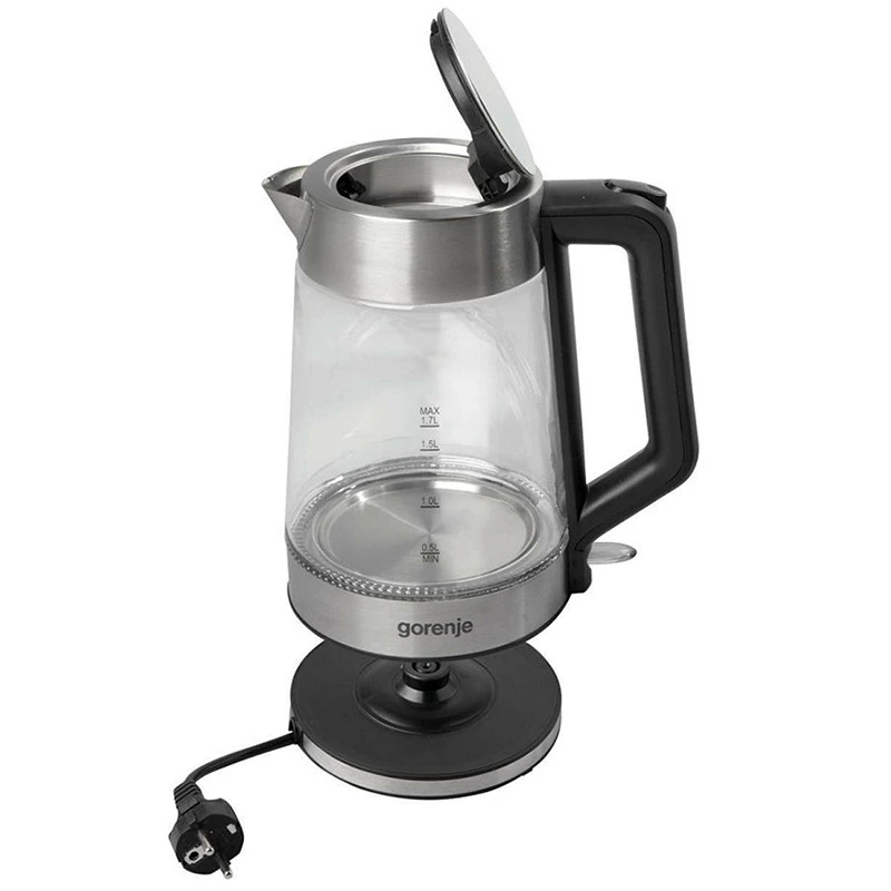 Электрочайник gorenje k17ged, серебристый 5
