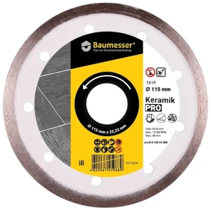 Disc diamantat 1a1r baumesser keramik d115