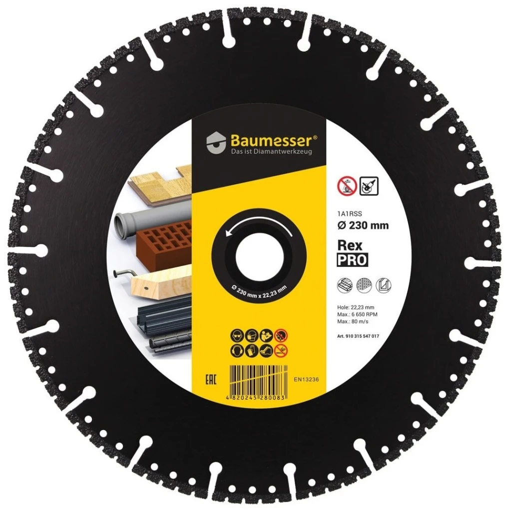 Алмазный диск 1a1rss v d230x22,2 pro rex 2