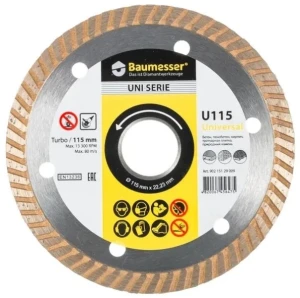 Disc diamantat turbo baumesser universal d115 Thumbnail 2