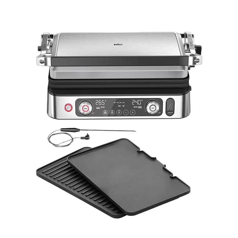 Grătar electric braun cg 9160, 2200w, oțel inoxidabil 3