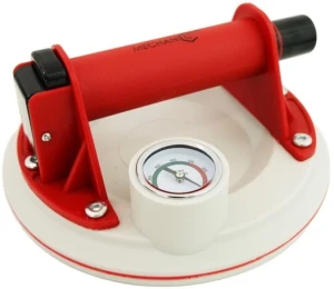 Ventuza cu vid cu manometru powerfix white