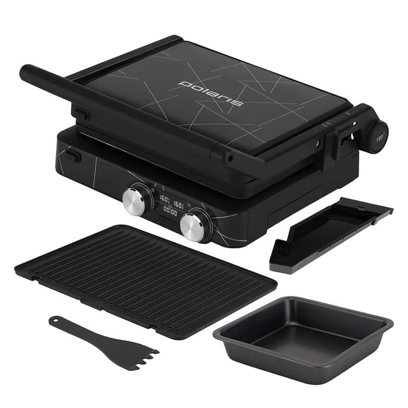 Grătar electric polaris pgp2502, 2000w, negru 6