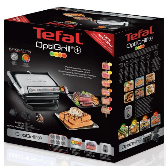 Grătar electric tefal optigrill, 2000w, argintiu 4