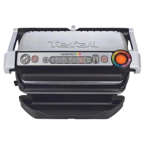 Электрический Гриль Tefal OptiGrill, 2000Вт, Серебристый