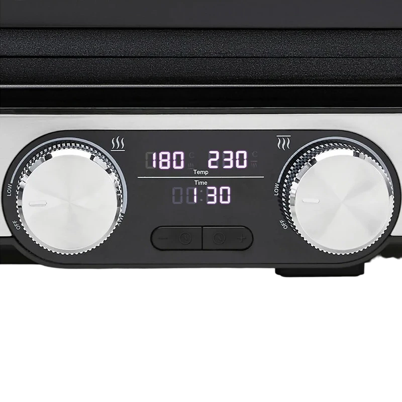 Grătar electric polaris pgp2302d, 2000w, argintiu 2