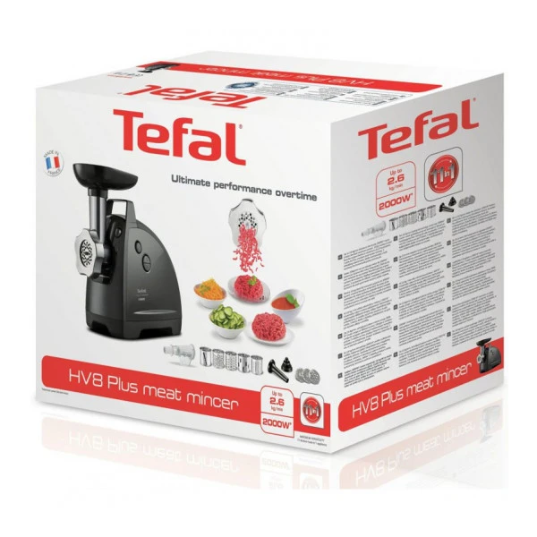 Mașină de tocat carne tefal hv8 plus 11in1 ne685, negru 3