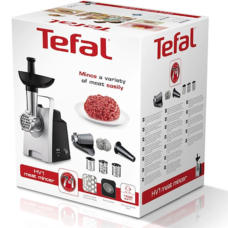 Мясорубка tefal ne-109838, чёрный 7