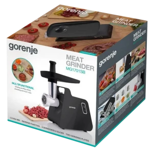 Мясорубка gorenje mg1701sb, чёрный Thumbnail 4