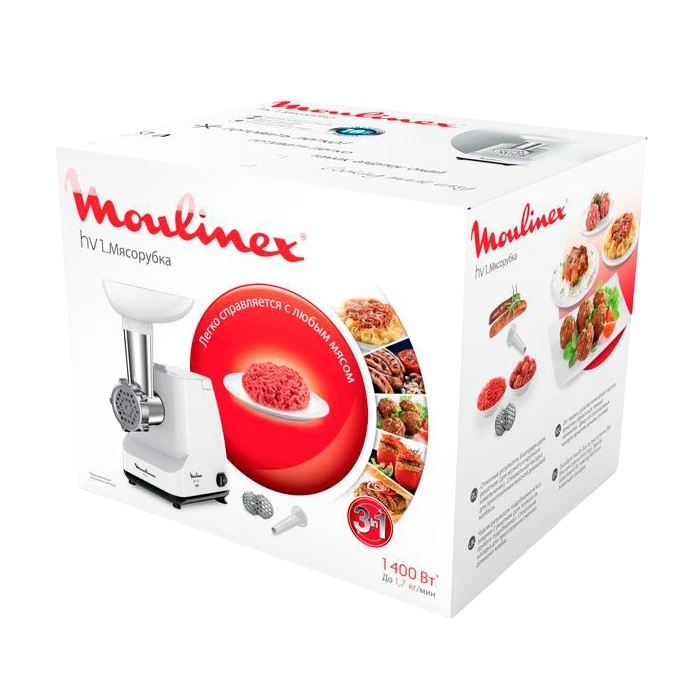 Mașină de tocat carne moulinex me111032, alb 6