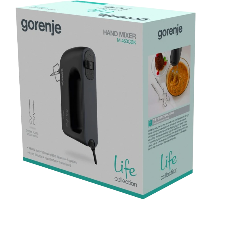Mixer manual gorenje m460cbk, negru 2