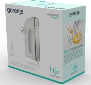 Миксер ручной gorenje m460cbk, чёрный