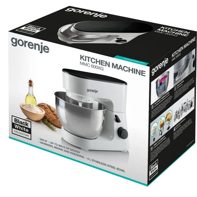 Кухонный комбайн gorenje mmc600xg, белый 2