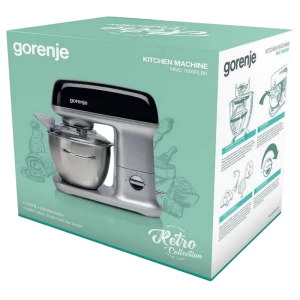 Кухонный комбайн gorenje retro collection mmc1000rlbk, чёрный Thumbnail 7