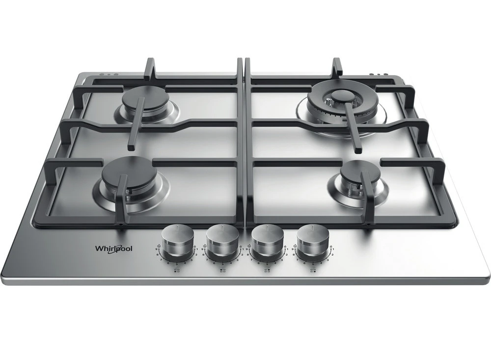 Plită pe gaz whirlpool tgml 661 ix, oțel inoxidabil 3