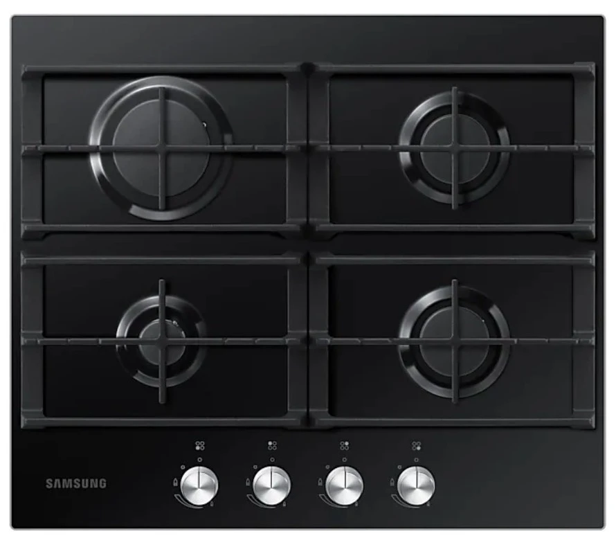 Plită pe gaz samsung na64h3000ak/wt, negru 7