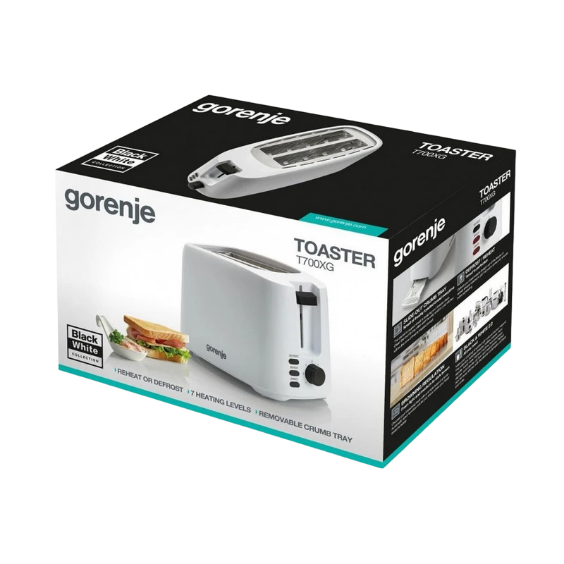 Toaster gorenje t700xg, alb 6