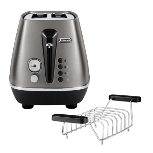 Тостер DeLonghi CTIN2103.TB, Titanium Black