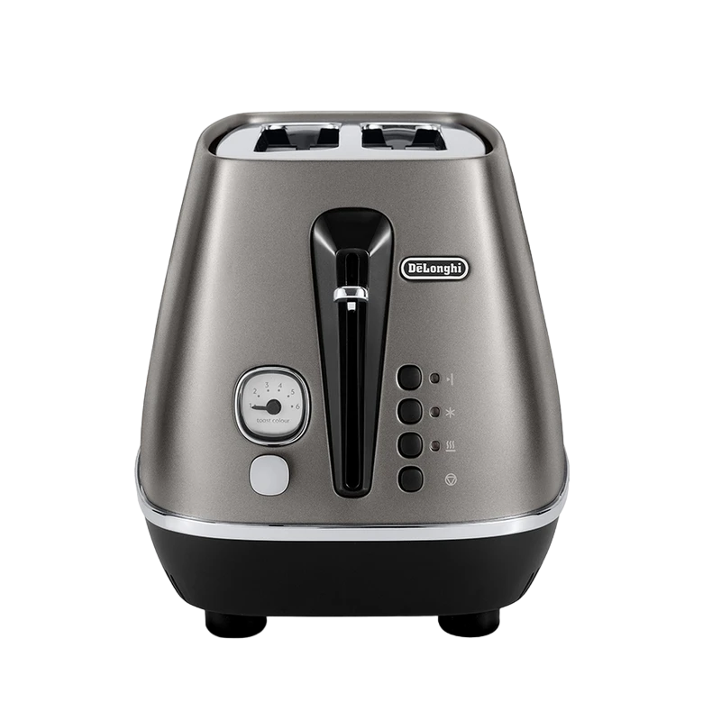 Тостер delonghi ctin2103.tb, titanium black 3