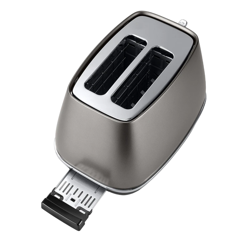 Тостер delonghi ctin2103.tb, titanium black 2