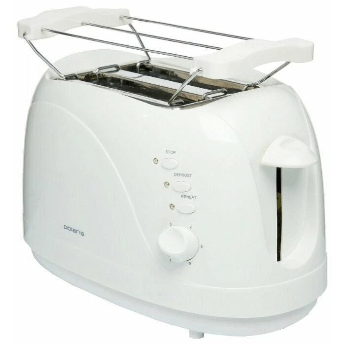 Тостер polaris pet0702l, белый 3