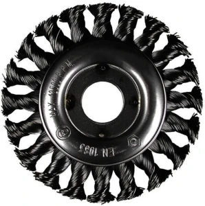 Perie disc d150x22.2x0.5 knotted