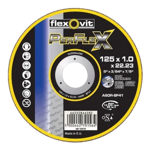 Disc taiere metal/inox 125x1,0x22,23 perflex