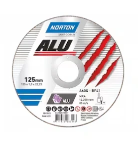 Disc taiere aluminiu 125x1,0x22,23 alu