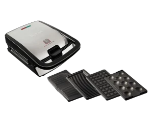 Aparat pentru sandwich multifunctional Tefal SW854D16, Negru / Argintiu