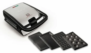 Сэндвичница-мультипекарь tefal sw854d16, черный | серебристый Thumbnail 2