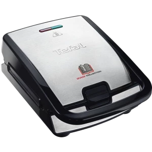 Сэндвичница-Мультипекарь Tefal SW854D16, Черный | Серебристый