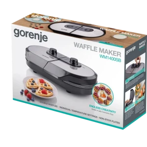 Aparat pentru vafe gorenje wm1400sb, negru Thumbnail 10