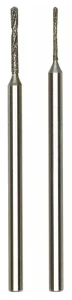 Burghie diamantate set 2buc 0.8/1.2mm