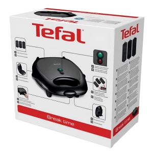 Aparat pentru sandwich Tefal SW614B01, Negru | Gri