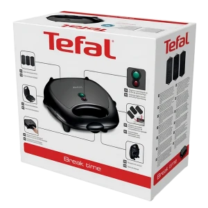 Aparat pentru sandwich tefal sw614b01, negru | gri Thumbnail 4