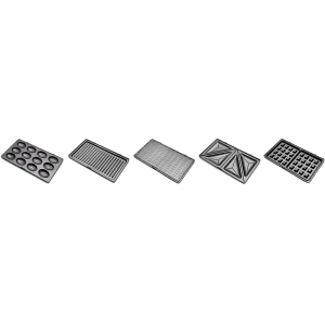 Aparat pentru sandwich multifunctional polaris pst 0105, argintiu | negru Thumbnail 5