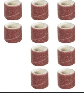 Tamburi pentru slefuire din corindon d10mm gr150, 10buc