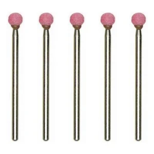 Corundum grinding bits, ball, d5 mm, 5 pcs.