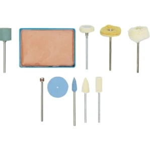 Set complet pentru slefuire fina si lustruire 10buc. 28285